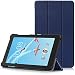 Produktbild TTVie Hülle für Lenovo Tab E7 - Ultra Dünn und Leicht PU Leder Schutzhülle mit Standfunktion für Lenovo Tab E7 17,7 cm (7,0 Zoll) Tablet-PC 2018 Modell, Dunkelblau