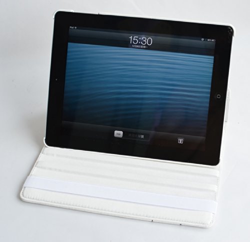 inShang ipad 2 Hülle ipad 3 Cover für Apple iPad 2/3/4, Edles PU Leder Tasche Hülle Skins Etui Schutzhülle Ständer Smart Case für Tablet iPad, Super Automatische Einschlaf-/Aufwach funktion, 360 Grad rotierende Schutzhülle mit Standfunktion + inShang Logo hochwertigen Stylus Eingabestift Stift - 3