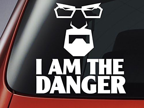 Breaking Bad - I AM THE DANGER - Walter White - Vinyl Decal - Car, Window, Wall, Laptop Sticker