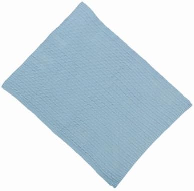 Kit for Kids By Carla Lazy Days Cable Chenille Knitted Blanket (Blue)