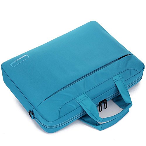 BRINCH 15,6 Zoll Oxford Gewebe Laptoptasche Messenger Bag Umhängetasche Schulterhülle Aktentasche Henkeltasche für 15 – 15,6 Zoll Laptop/ Notebook/ MacBook/ Chromebook Computer mit Schulterriemen und Griffe,Blau - 8