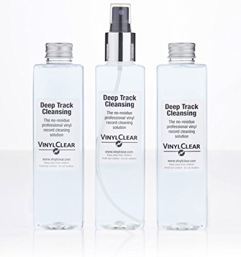 Vinyl Record LP Cleaning Anti-static Solution - 3 x 250ml Bottles by Vinyl Clear