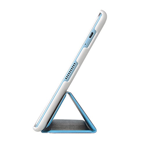 Huawei MediaPad T2 7 Pro Hülle, IVSO hochwertiges PU Leder Etui – mit Standfunktion, super 360° Anti-Wrestling, Schutzhülle für Huawei MediaPad T2 7 Pro LTE 7 Zoll Tablet PC perfekt geeignet (Für Huawei MediaPad T2 7 Pro, Blau) - 4