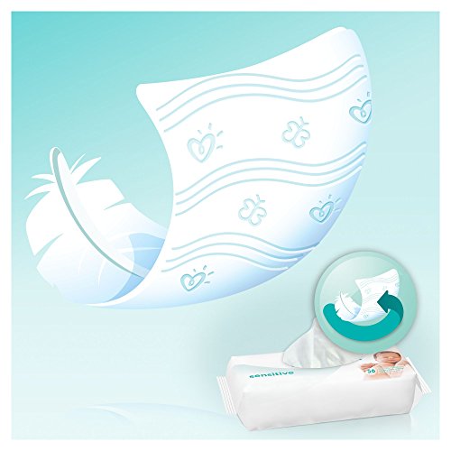 Pampers Sensitive Feuchttücher, 168 Tücher - 4