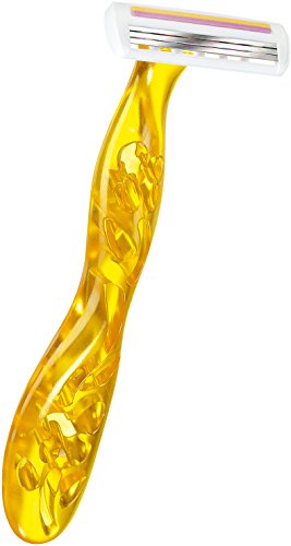 BIC Miss Soleil Colour Collection Lady Razors, Triple-Blade Razors, Vitamin E Enriched Lubricating Strip - Pack of 4 - Image 7