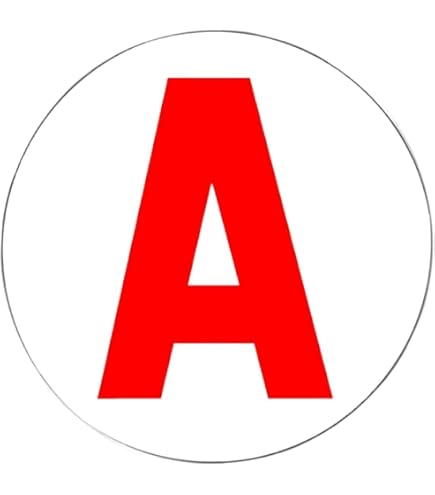 Lot De 2 Disques 'A' Jeune Conducteur - 15 Cm Avec Ventouse - Autocollant Réfléchissant Pour Pare-brise
