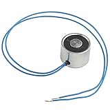 magnet 12v Starker Magnetismus. HALJIA Elektrischer Hubmagnet, Gleichstrom 12 V, 2,5 kg, Elektrischer Lasthebemagnet