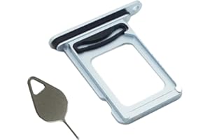 Snailcanfly Nano Dual SIM Kartenfach Slot Halter Adapter Ersatz für iPhone 15 6.1" / iPhone 15 Plus 6.7" Mit Pin Blue