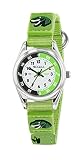 Tikkers Jungen Analog Quarz Uhr mit Stoff Armband TK0149