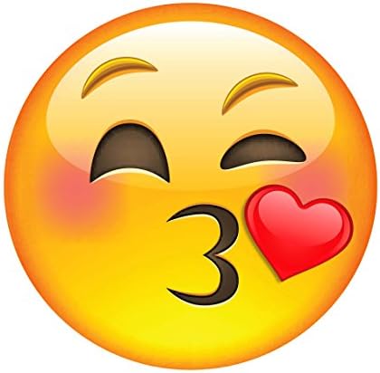 Emoji Pop Phone Socket Holder Grip Accessory Expanding Stand Mount Bracket for iPhone Mobile iPod iPad Samsung Galaxy Tablet Android Smartphone Prime for Girls for Boys White Black Rose Gold Marble Fun (Blow Kiss)