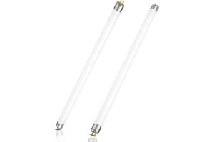 2-pack fluorescerande rör 8 W, 300 mm, T5 kall vit 4 000 K, 560 LM, bas G5, låg energiförbrukning, energibesparande nödbelysn