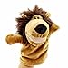 Produktbild Rocita Cartoon Tier Spielzeug Kinder Eltern-Kind Handpuppe Weichem Plüsch Spielzeug (Brauner Löwe)