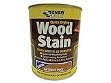 Everbuild EVBWSAP750 750 ml Quick Dry Wood Stain - Satin Antique Pine