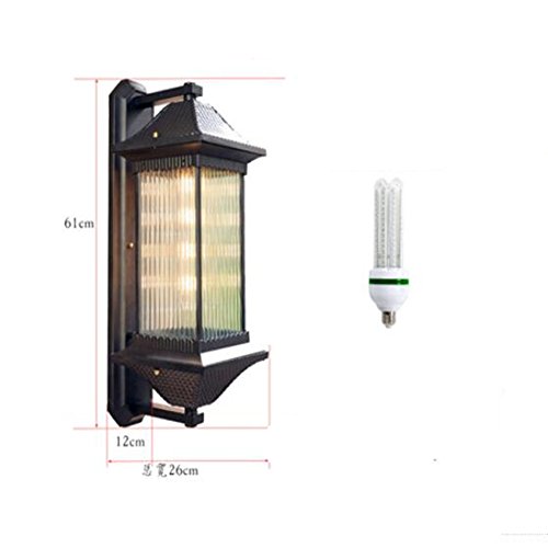 Preisvergleich Produktbild MIAO Wasserdichte Wandleuchte Wandleuchte Gehobene Villa Hoftür Garten Wandleuchten Außenwand Retro Wandleuchte