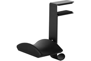 通用 Uchwyt na słuchawki, regulowany uchwyt na słuchawki, wielofunkcyjny stojak na słuchawki, stojak na słuchawki, stojak na słuchawki Bluetooth, uchwyt do gier (czarny)