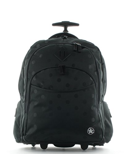 Preisvergleich Produktbild Franky Rucksacktrolley 16 Zoll Laptopfach Black Points