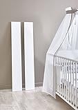 Babyzimmer / Kinderzimmer komplett Set KIM in Weiß Babymöbel Komplettset Made in Germany