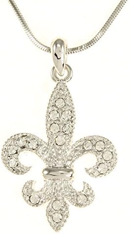 Women's Fleur-De-Lis Pendant Necklace