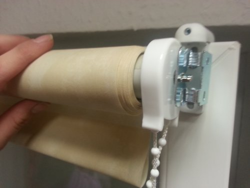 Klemmfix Rollo ohne Bohren Verdunklungsrollo – hier in 102×240 Farbe: rot – von Sunfree / Klemmträger Rollo / Rollo verdunkelnd / Verdunkelung Rollo mit Klemmträgern - 6