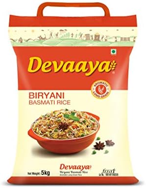 Devaaya Biryani Basmati Rice, 5 kg
