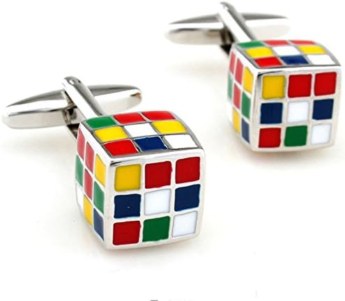 Collection Rubiks Cube Novelty Cufflinks