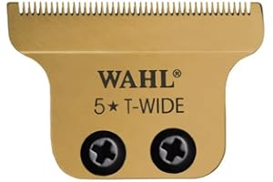 Wahl Profesjonalne złote ostrze z szerokim ostrzem w kształcie litery T do serii 5 Star Detailer Li Gold Trimmer, dla profesjonalnych fryzjerów i stylistów, artykuł - 2215-700