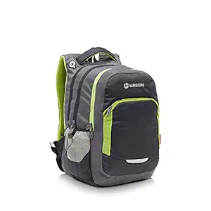 Harissons Xeno 33 Ltrs Black Green (15.6 inch) Laptop Backpack/Bag for Men and Women with 3 compartments and Waterproof rain Cover