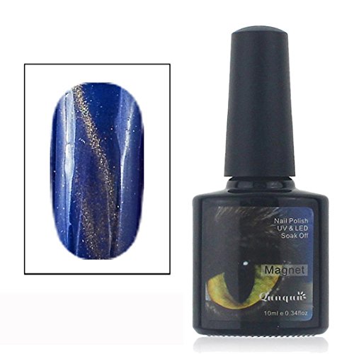 JACKY 12 Color UV Glue Nail Polish Manicure LED Cats Eye Color Nail Decoration (K)