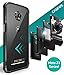 Price comparison product image Casewe - Motorola Moto Z3 Play Case Bumper Cover Fliexible TPU/Compatible with all Moto Mods - All Matte Black