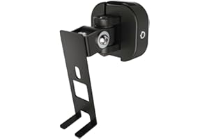 Hama Support mural pour Sonos PLAY:1 (entièrement mobile, pour enceinte sans/avec fil, support d'enceinte, pour un alignement et une présentation optimaux de l'enceinte, montage mural) Noir