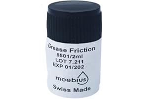 BUZZUFY Moebius 9501 specjalny smar do tarcia Canon Pinion Watch 2 ml dla zegarmistrzów, NIEBIESKI, S