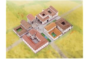 Aue Verlag, 42 x 30 x 7 cm, Numeri Romani-Kit per modellismo, Soggetto: Villaggio