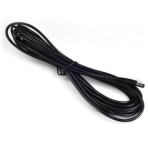 MENGS® 2 Stück 5 Meter DC 5.5×2.1mm DC12V männlichen zu weiblichen Netzkabel - 6