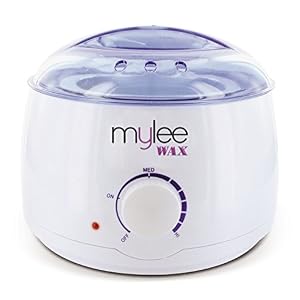 Mylee White Thermostatic Control Wax Heater & Mylee 450g Rose Soft Wax Kit New - Image 2