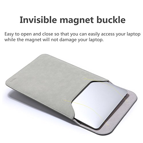 HYZUO Wildledern 13-13 3 Zoll Wasserdicht H  lle Notebook Tasche Laptoptasche f  r 13 3  Macbook Air Pro Retina   12 9 Zoll iPad Pro   Hp Spectre x360