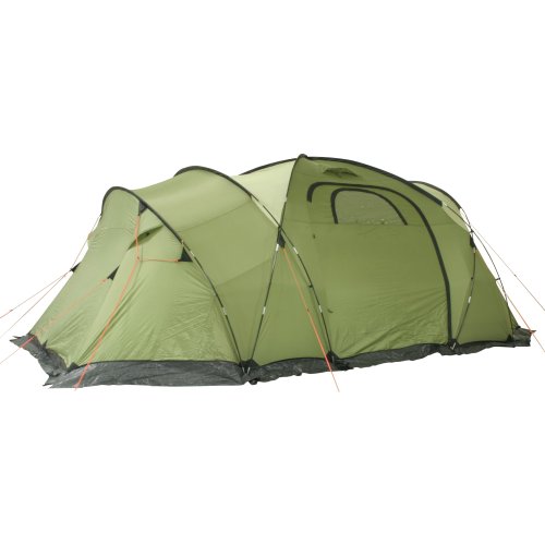 10T Carolina 6 - 6-Personen Multifunktion Geodät-Zelt mit PKW- / SUV-Heckanschluss WS=5000mm - 