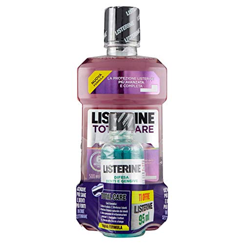 Listerine - Enjuague bucal Total Care, Fórmula Listerine El más avanzado y completo - 595 ml2 Unidad
