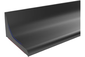 ORMEIN Barriera doccia ferma acqua, Silicone Bagno Acqua Barriera per Doccia a Bordo Vasca, Pieghevole Doccia per Barriera Stop Acqua Soglia, Bordo Doccia per Bagno (Nero, 1.5M)