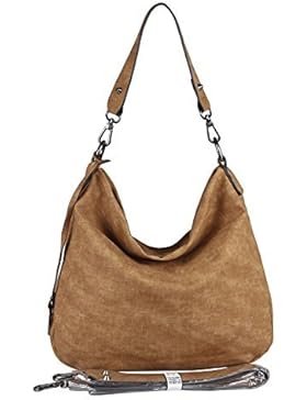 OBC DAMEN TASCHE SHOPPER Hobo-Bag Henkeltasche Schultertasche Umhängetasche Handtasche CrossOver CrossBag Damentasche...