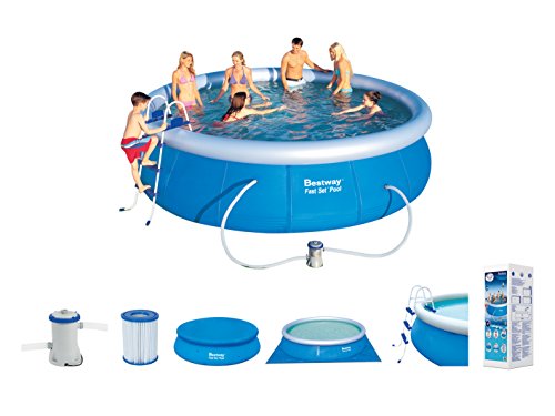 Bestway 57127 Fast Set Pool Set mit Filterpumpe + Zubehör 457x107cm - 11