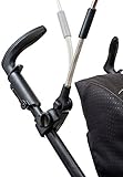 Sonnenschirm für Kinderwagen, mit flexiblem Befestigungsarm, Sonnenschirm mit UV-Schutz, Durchmesser 68 cm, - 3