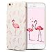 Produktbild IPhone 6 Plus Hülle, iPhone 6S Plus Case, Apple 6 Plus Handyhülle, Spiritsun Weiche TPU Hülle für Weihnachten Kawaii Cover Hochwertige Funkelnde Luminoso Hülle Elegante Flessibile Liscio Flamingo Protezione Hülle für Morbido Silikon Custodia für iPhone 6 Plus / 6S Plus(5.5 Zoll) Cover-Flamingo 2