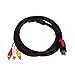 Produktbild 8Eninide 5ft HDMI Male to RCA Video Audio AV Cable Adapter for PS3 PS4 Xbox One Wii