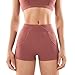 Produktbild MKLVWU Frauen Yoga Laufen Fitness Hosen, Marathon Sport Shorts, Frauen Yoga Schnelltrocknende Strandhose rot XL