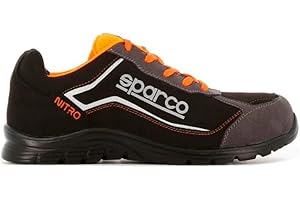 SPARCO półbuty ochronne Nitro Black Orange S3 SRC
