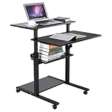 mesa de trabajo con ruedas mexico El marco de metal asegura la estabilidad y la capacidad de carga fuerte.