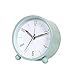 Produktbild Trifycore Wecker Runde Silent-Analog Wecker Nicht Ticking mit Nachtlicht Stillen Wecker Batteriebetriebene für Bett Schreibtisch L Grün 1PC
