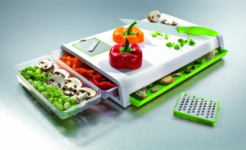 TV Unser Original 08425200133 maxxcuisine Multifunktions-Schneidbrett mit Keramik-Messer - 2