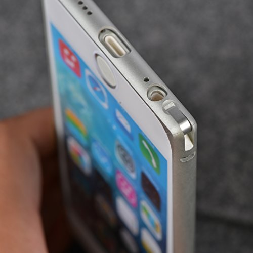 Original Binli Aluminium iPhone 6 / 6s Bumper Schutzhülle Hülle Hard Cover Back Case Tasche – von OKCS in Spacegray Grau - 7