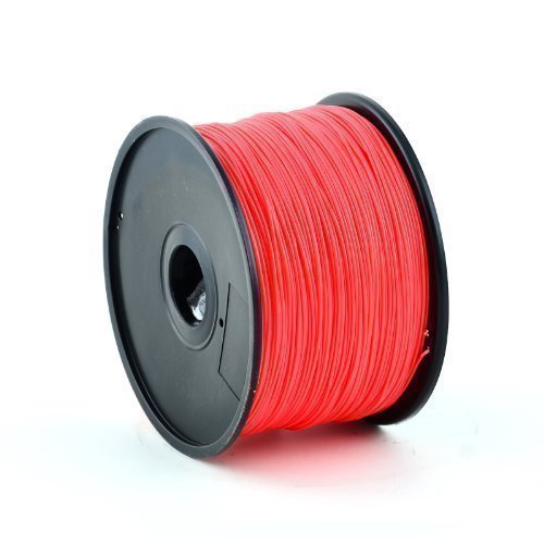 Technologyoutlet Hochwertiges PLA-Filament für 3D-Drucker, geeignet für MakerBot, RepRap, MakerGear, Ultimaker, Up etc., 1,75 mm, 1 kg, Rot